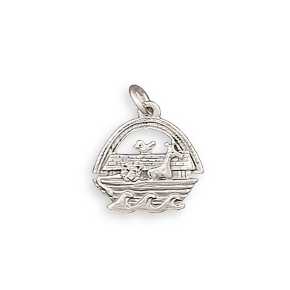 Rare Retired Pre James Avey Noah's Ark silver charm/ pendant